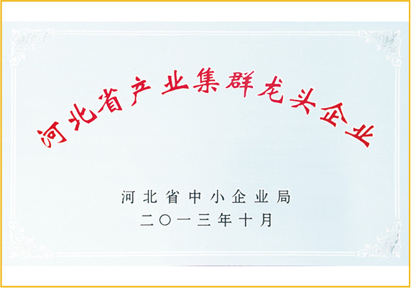 河北省產業集群龍頭企業